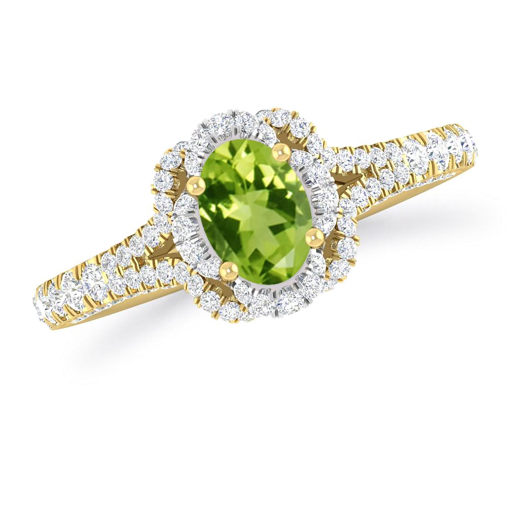 Yellow Gold - Peridot