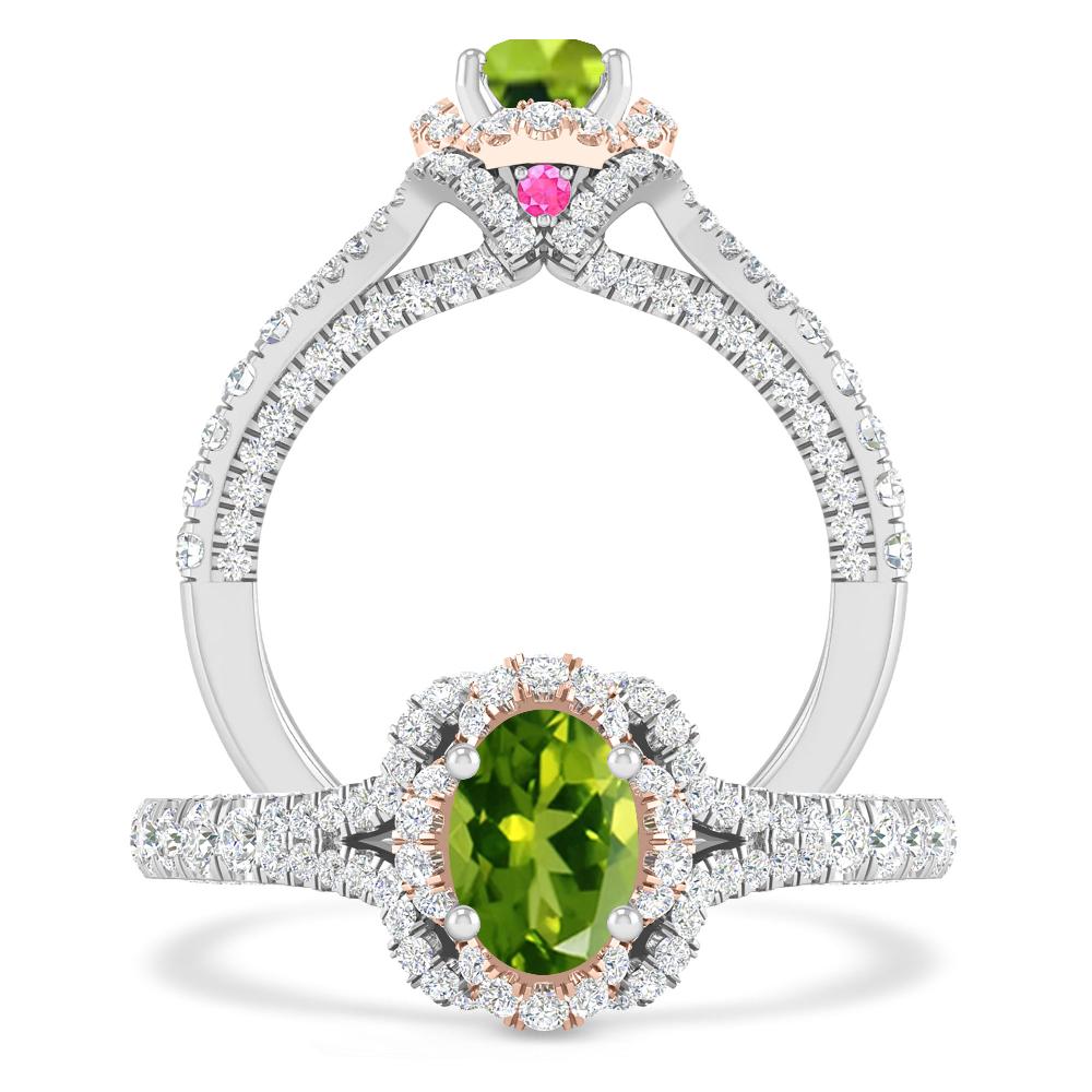 White Gold - Peridot