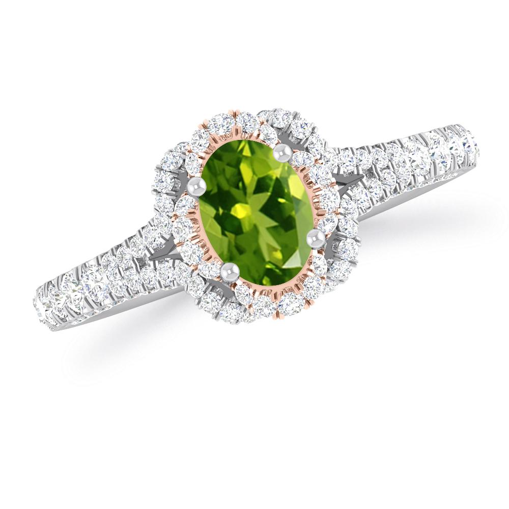 White Gold - Peridot