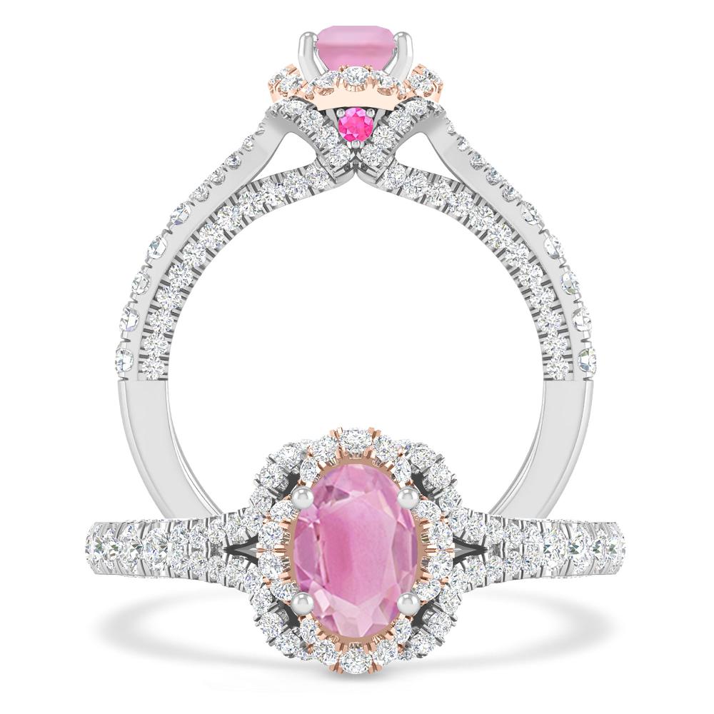 White Gold - Pink Tourmaline