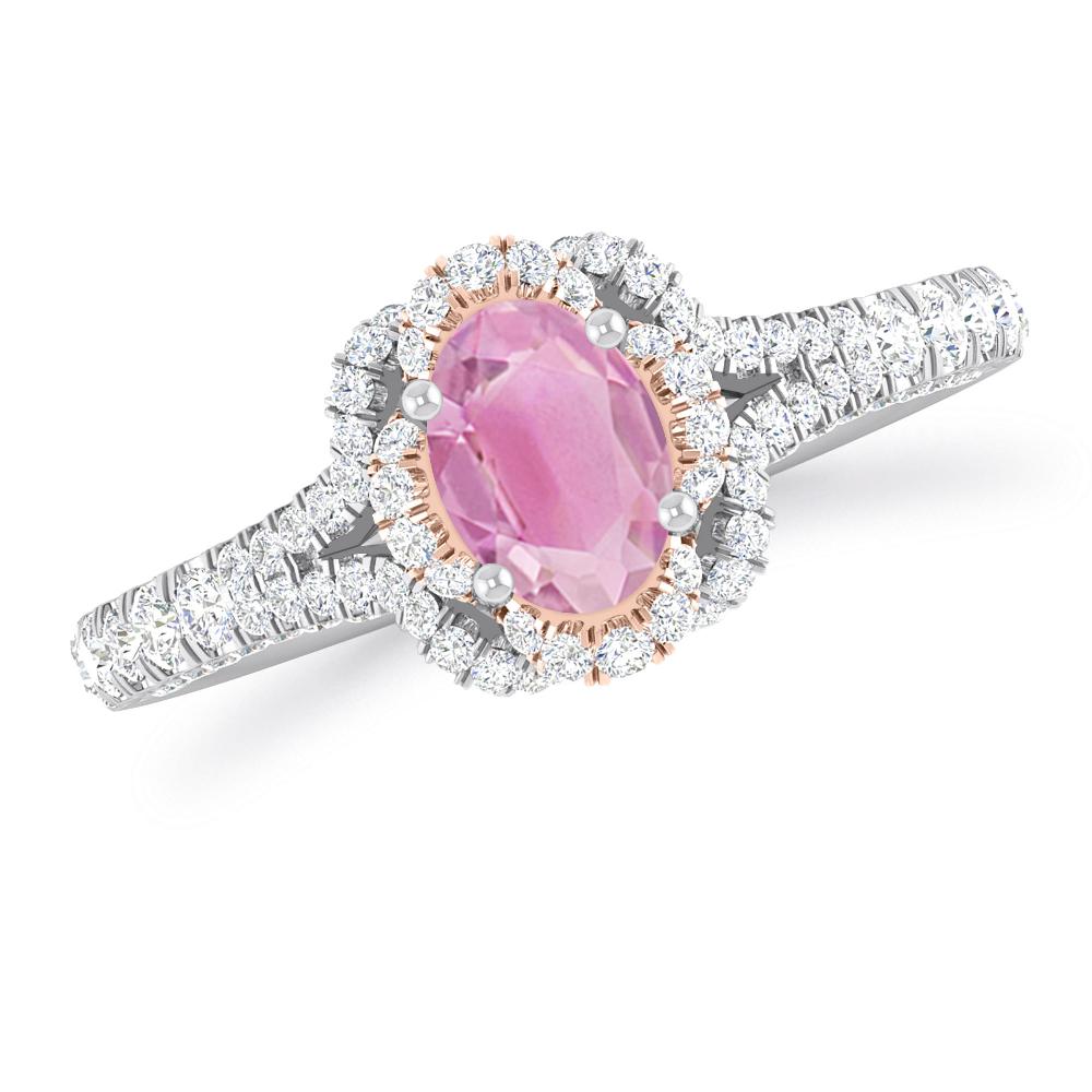 White Gold - Pink Tourmaline