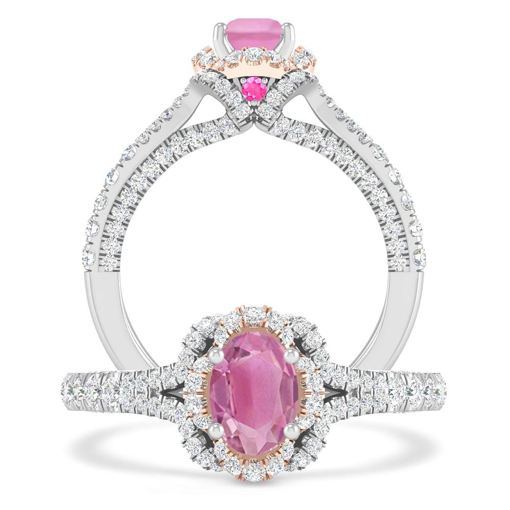 White Gold - Pink Tourmaline