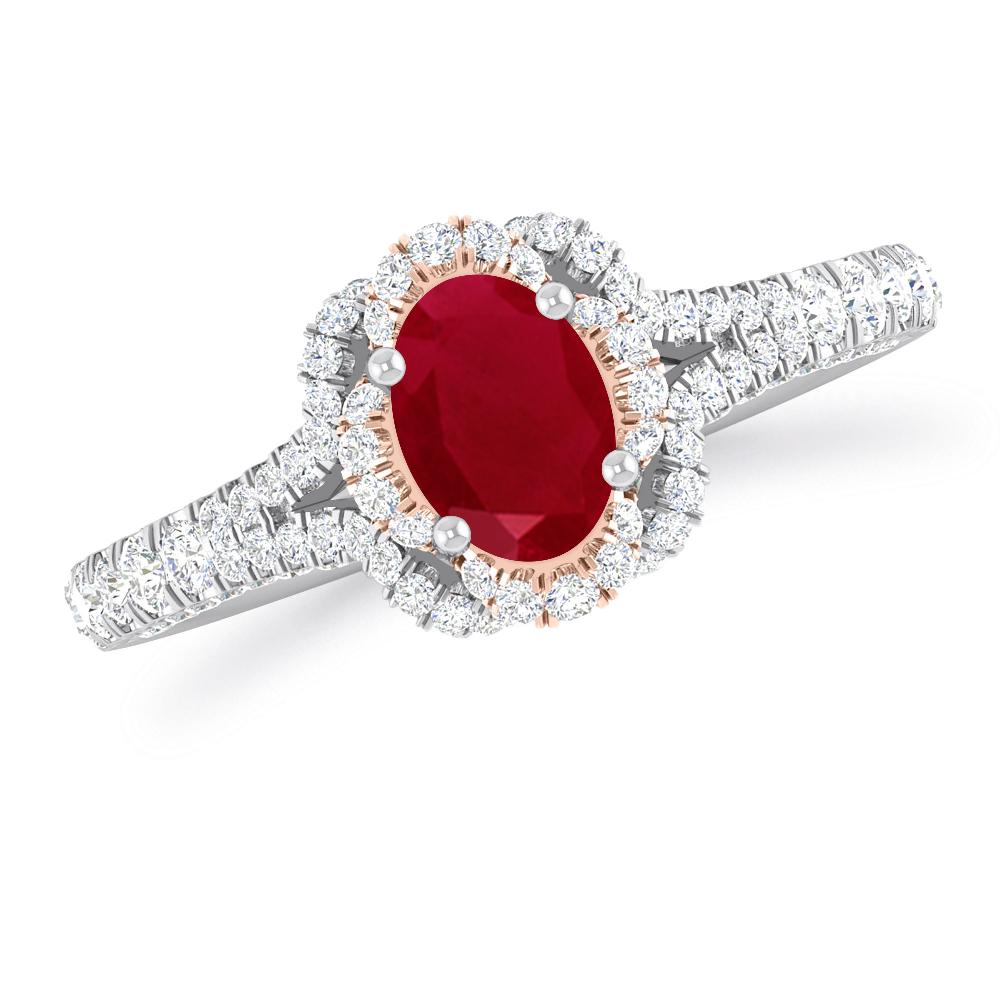 White Gold - Ruby