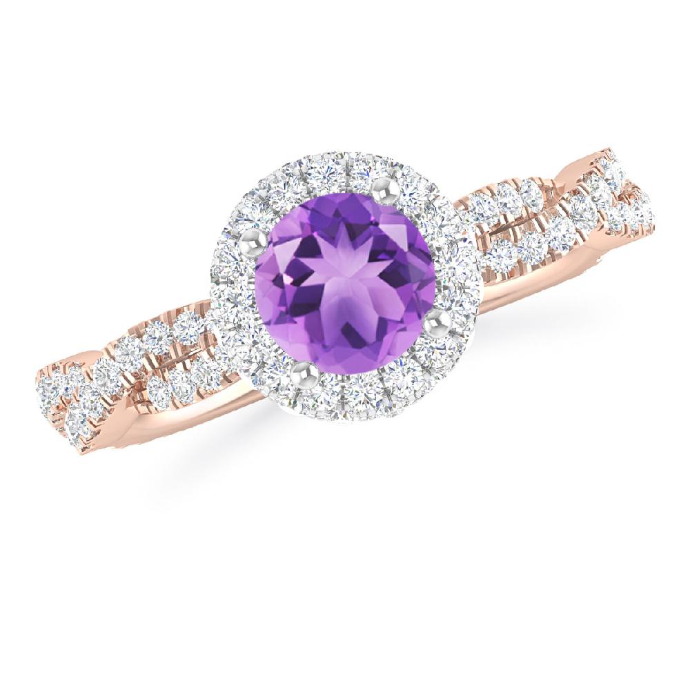 Rose Gold - Amethyst