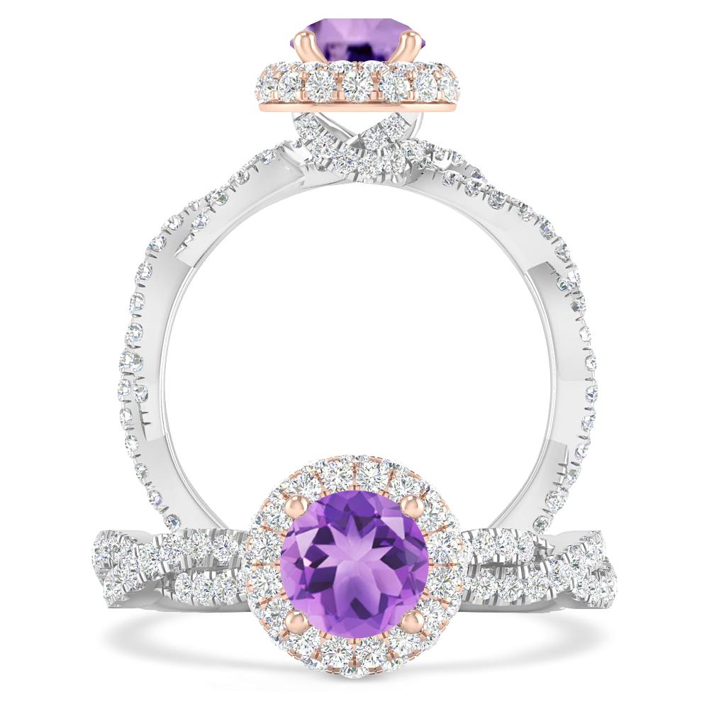 White Gold - Amethyst