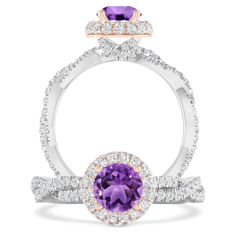 White Gold - Amethyst