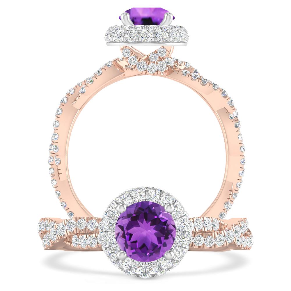 Rose Gold - Amethyst