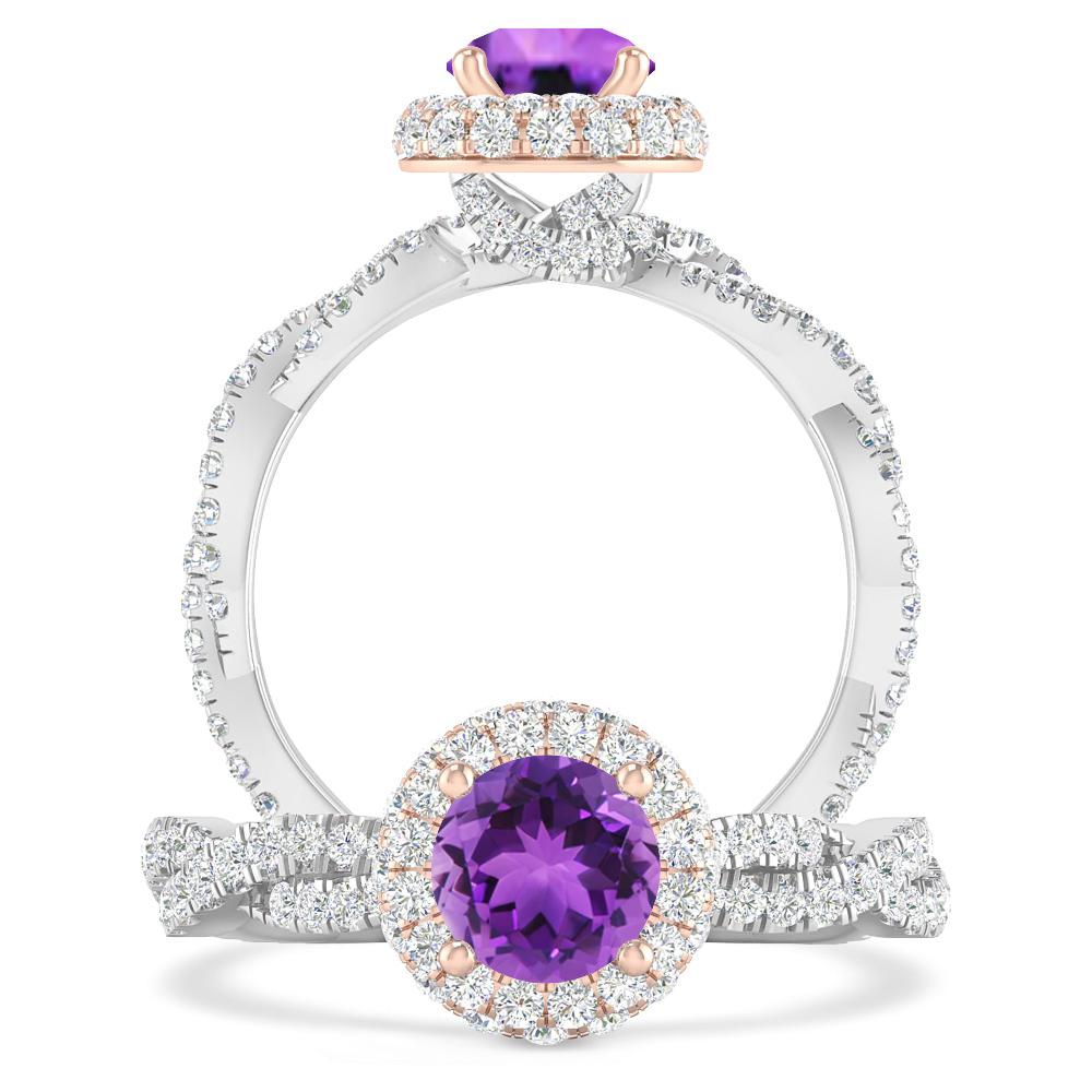 White Gold - Amethyst