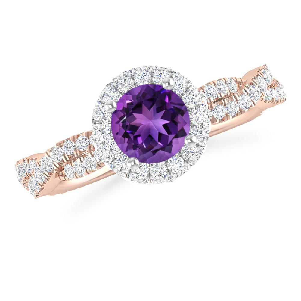 Rose Gold - Amethyst