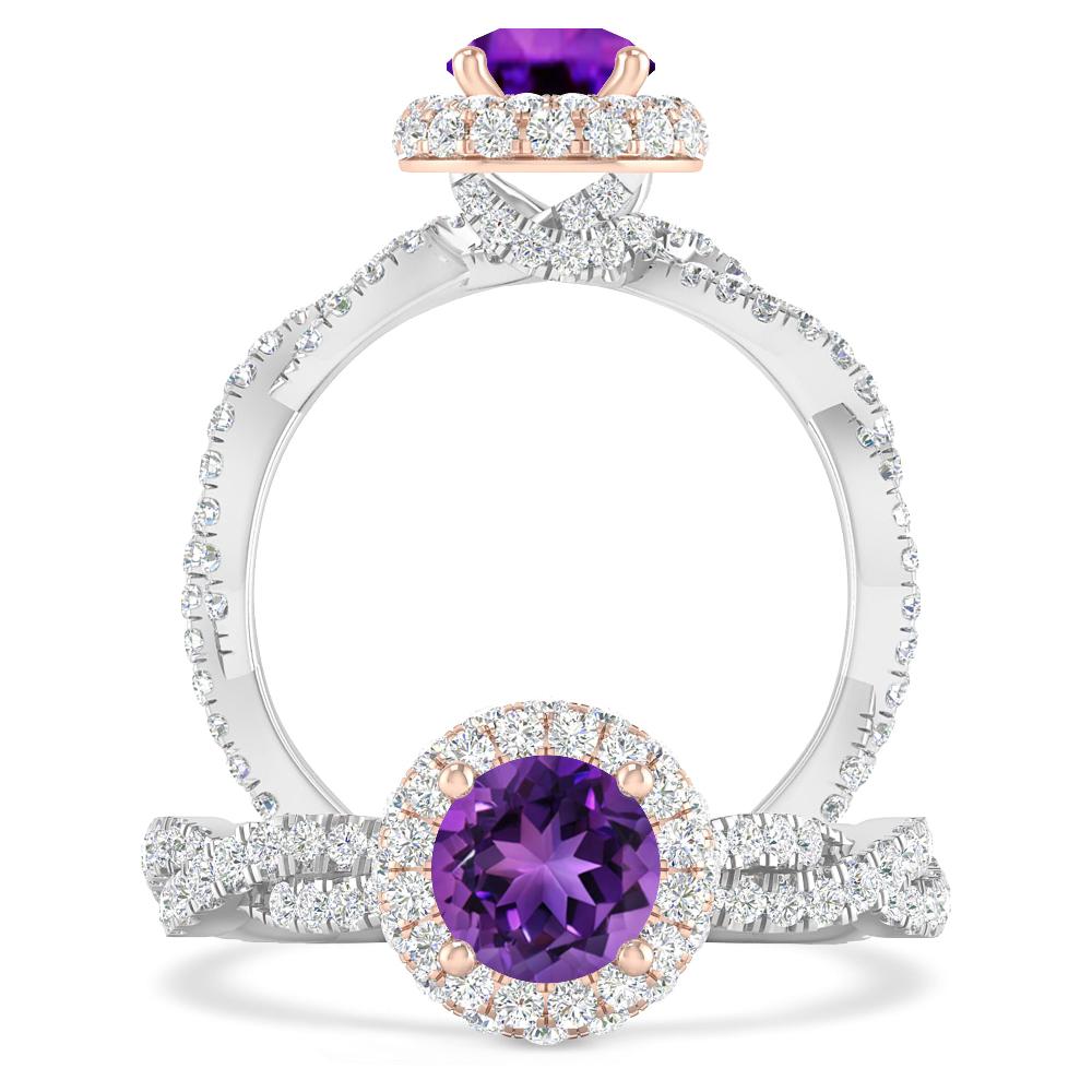 White Gold - Amethyst