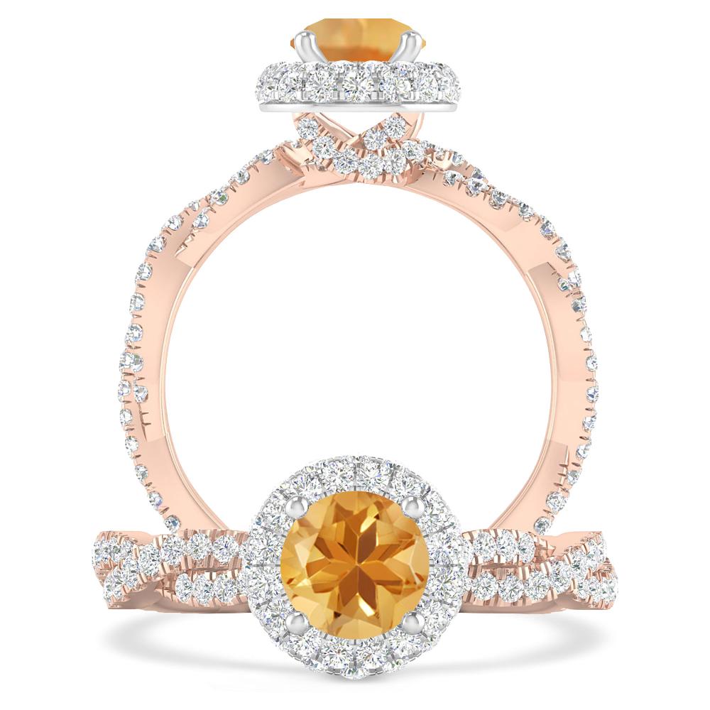 Rose Gold - Citrine