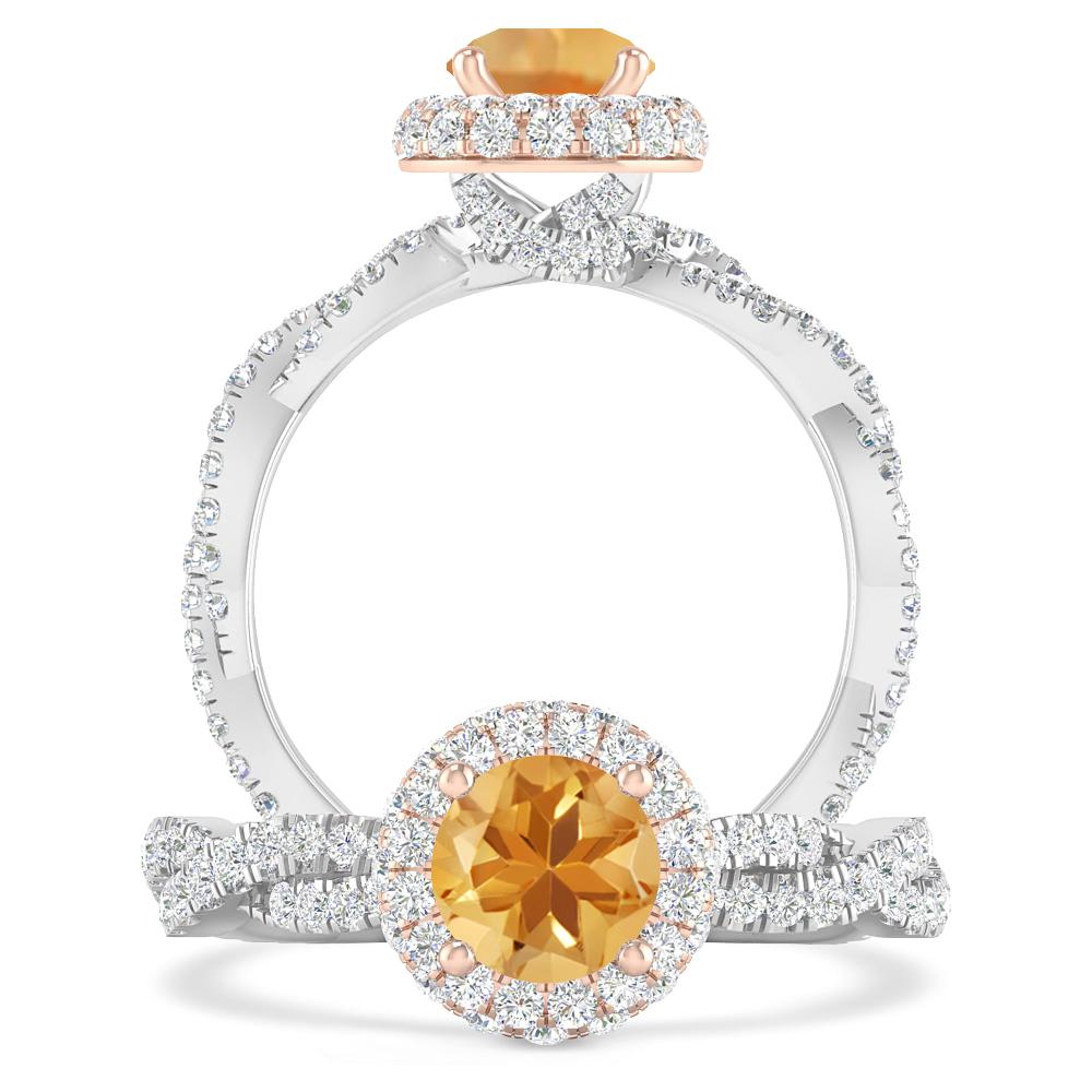 White Gold - Citrine