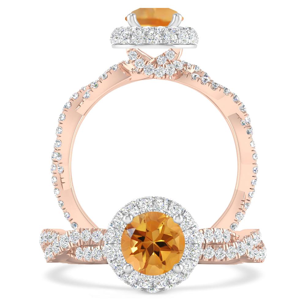 Rose Gold - Citrine