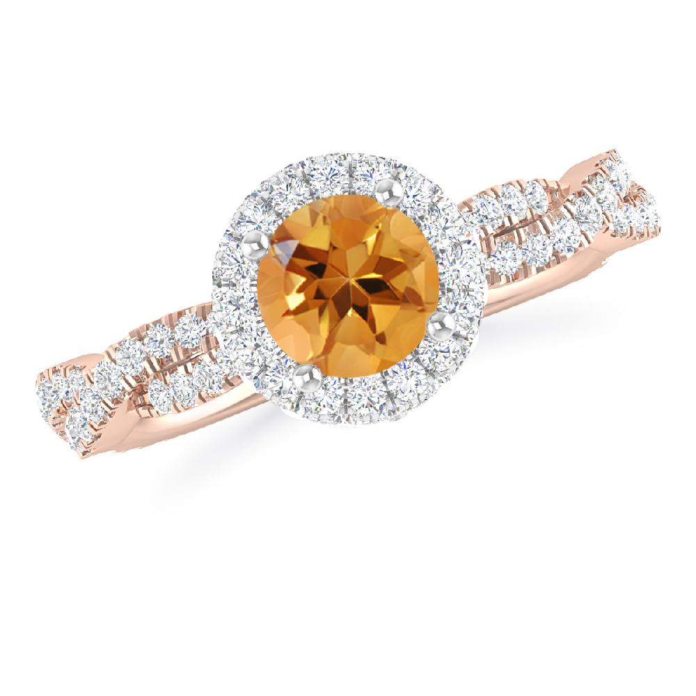 Rose Gold - Citrine