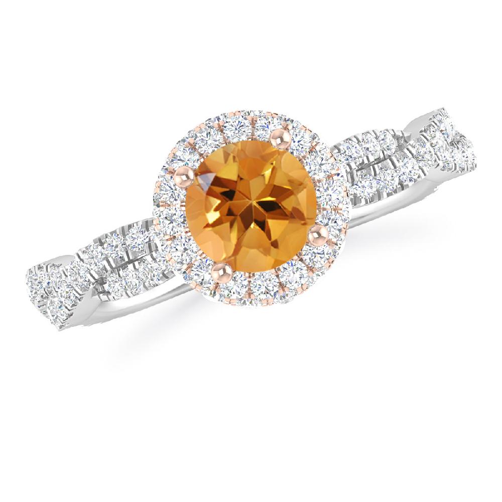 White Gold - Citrine