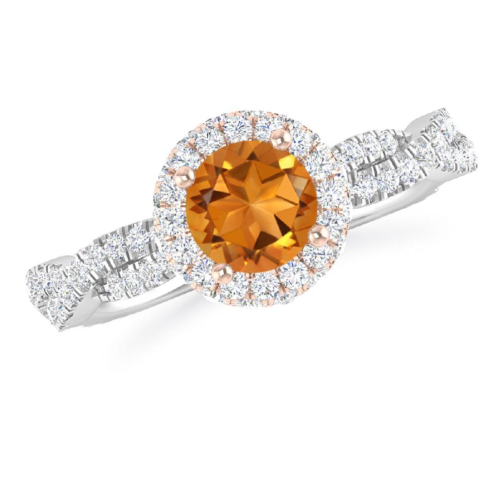 White Gold - Citrine