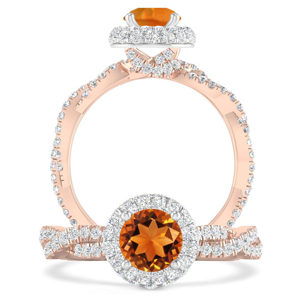 Rose Gold - Citrine