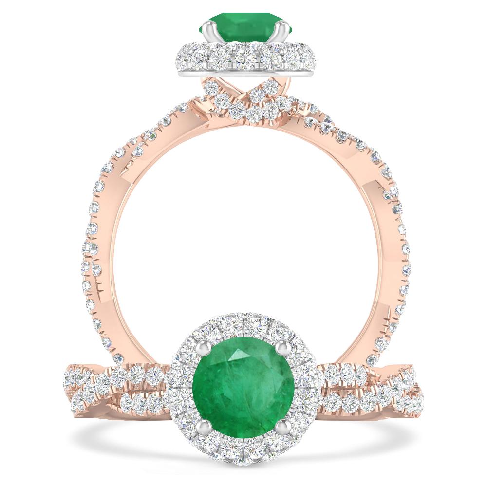 Rose Gold - Emerald