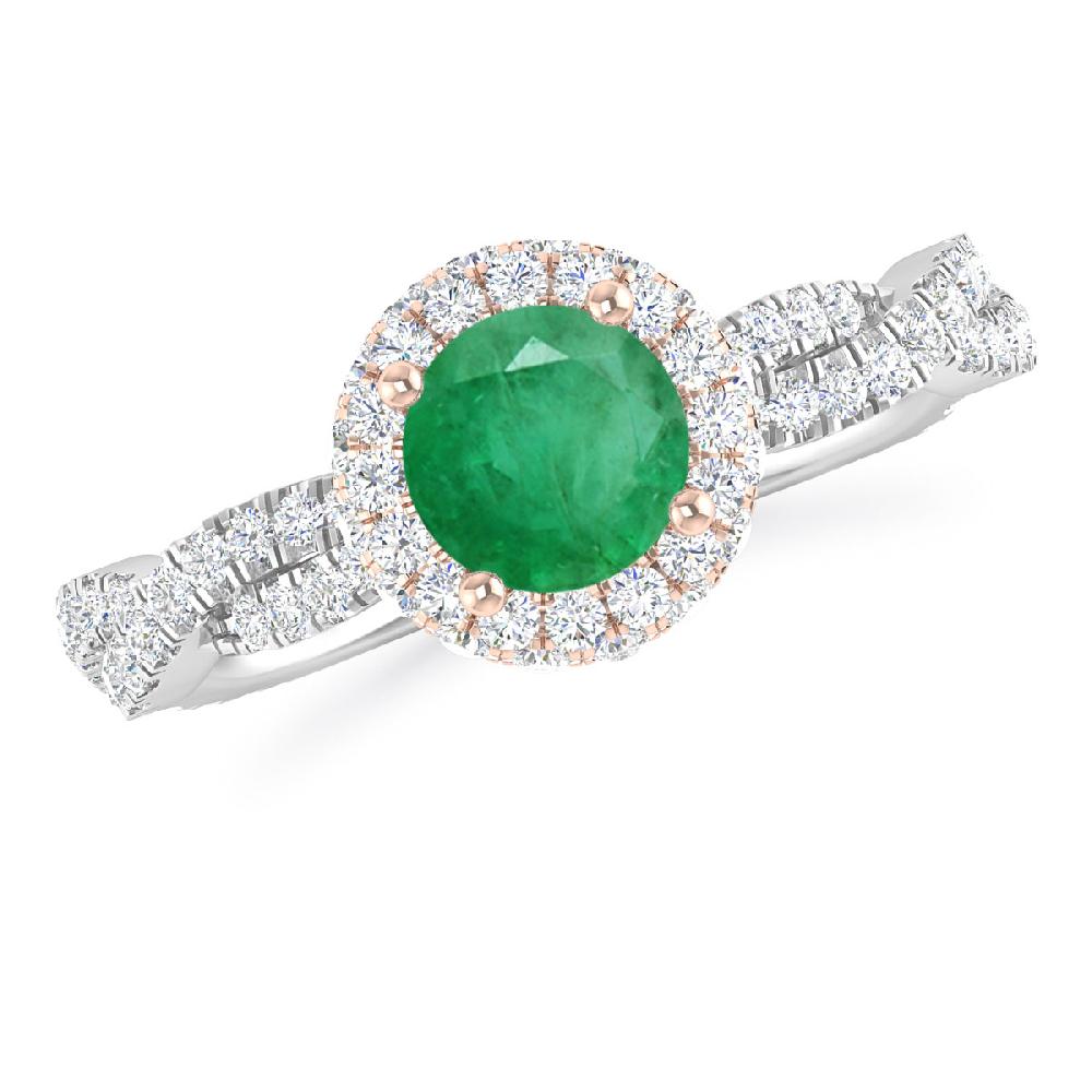 White Gold - Emerald