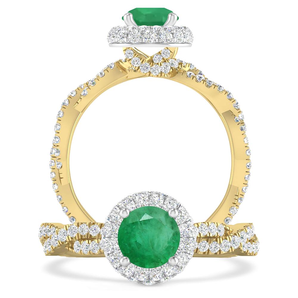 Yellow Gold - Emerald