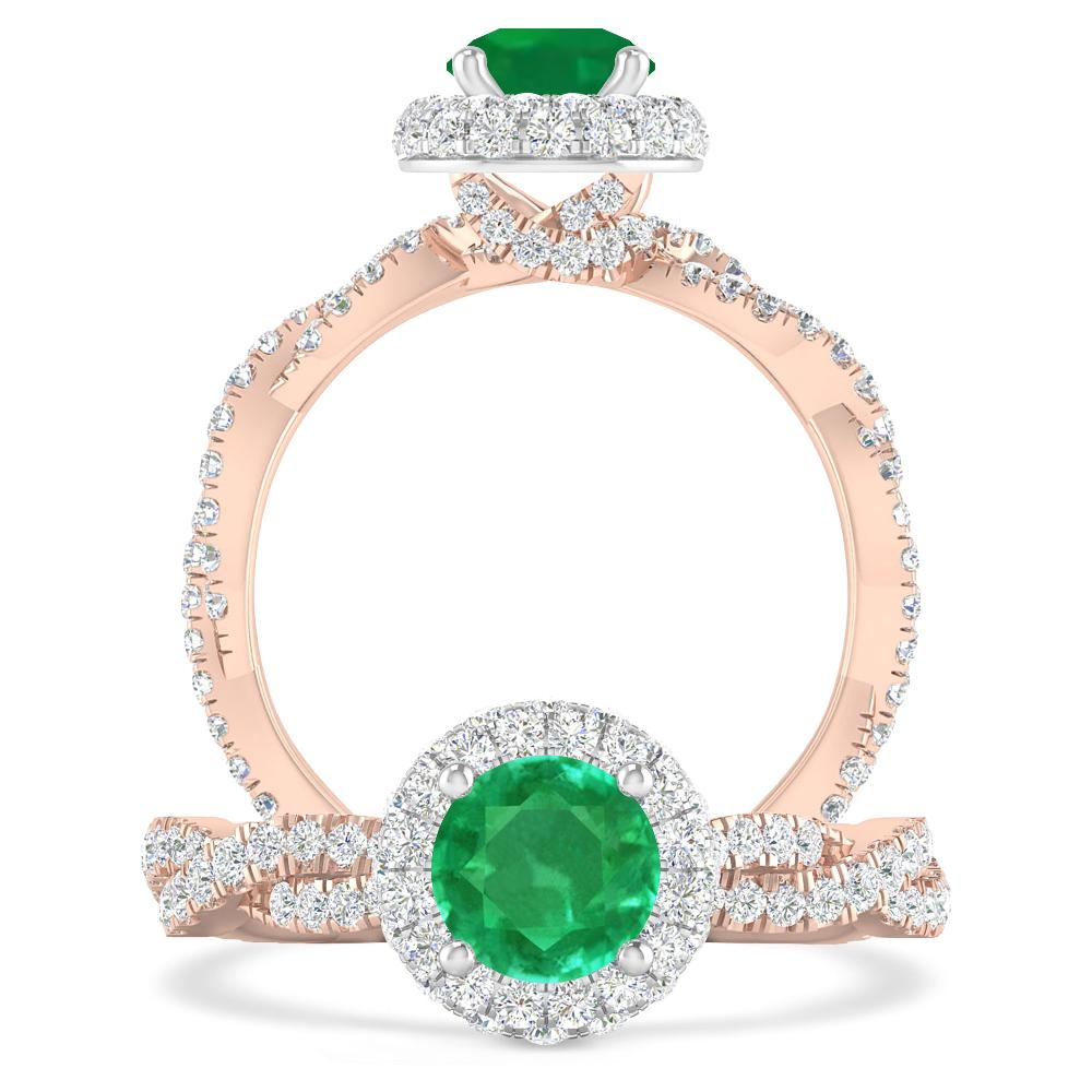 Rose Gold - Emerald