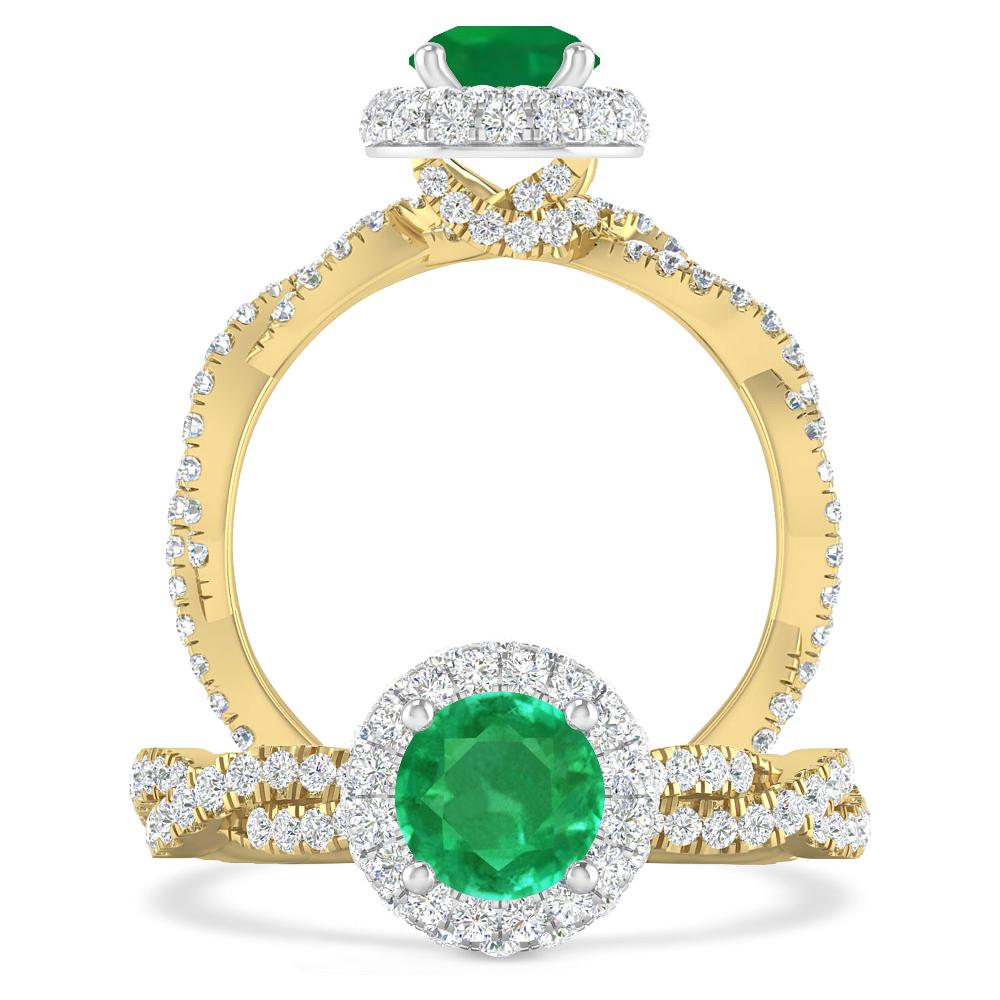 Yellow Gold - Emerald