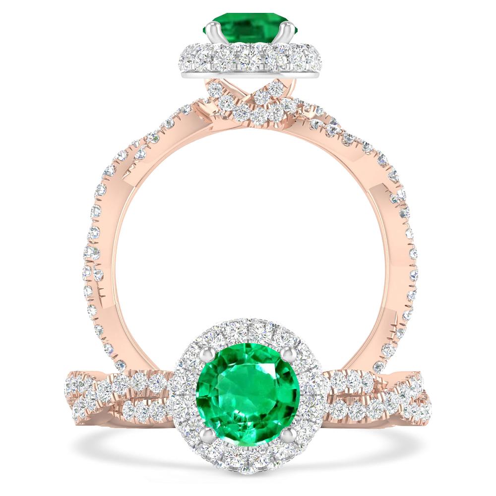 Rose Gold - Emerald