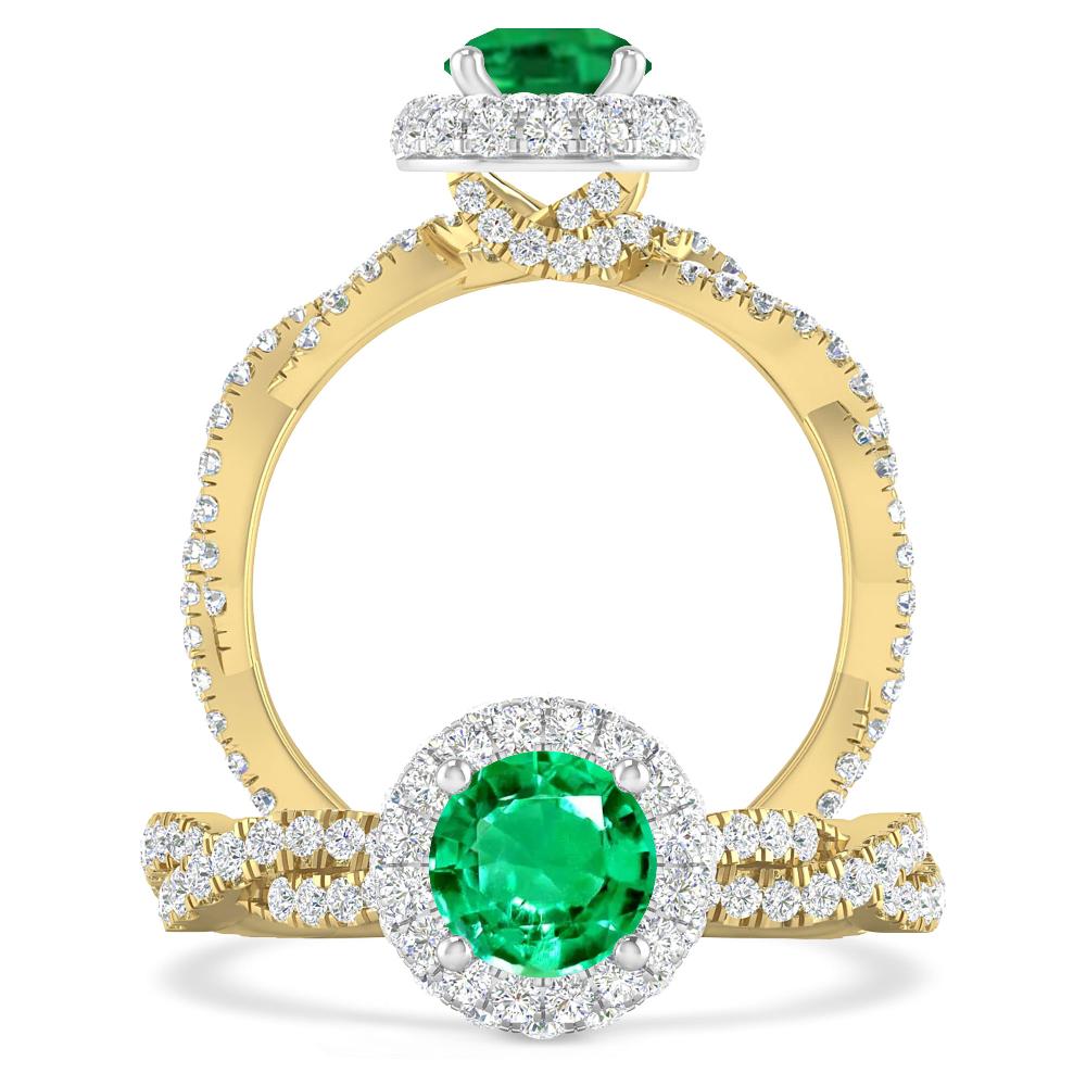 Yellow Gold - Emerald