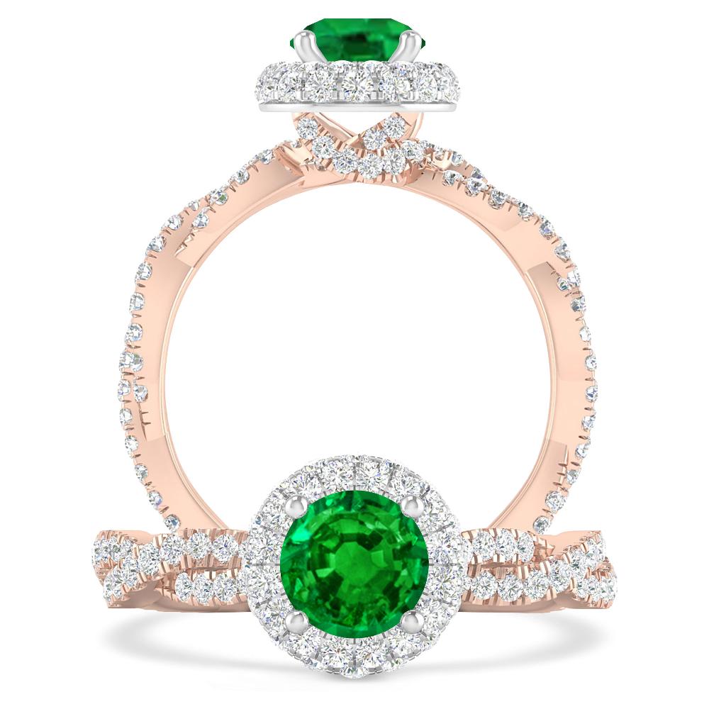 Rose Gold - Emerald