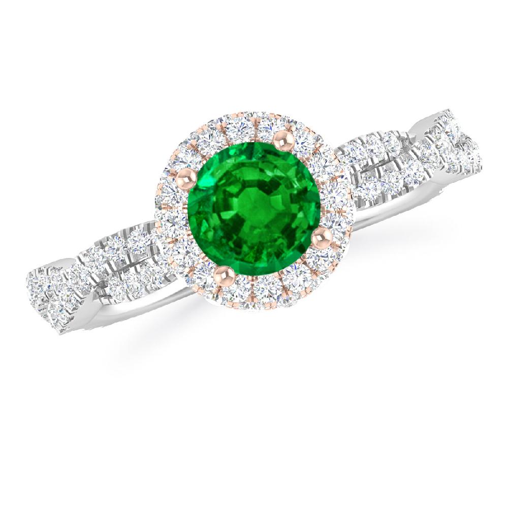 White Gold - Emerald