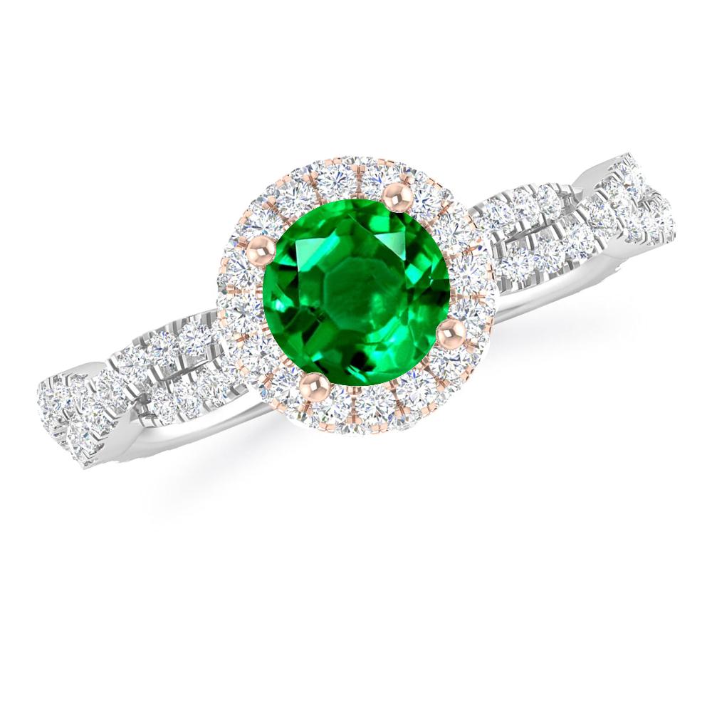 White Gold - Emerald