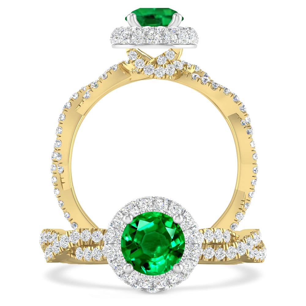 Yellow Gold - Emerald