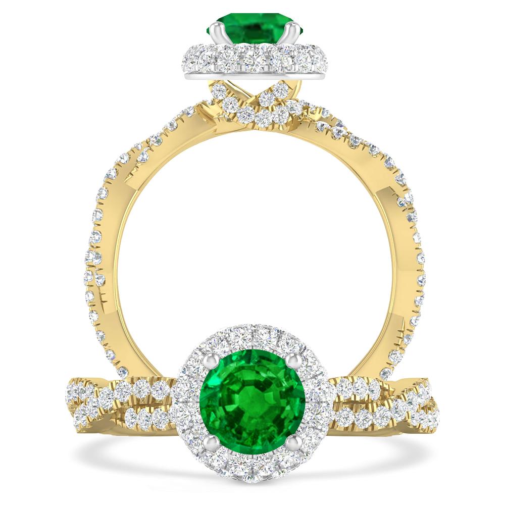 Yellow Gold - Emerald