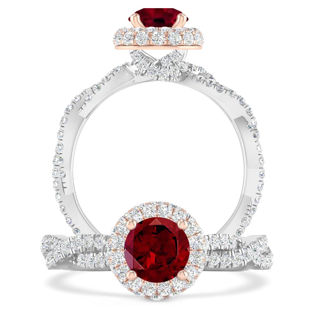 White Gold - Garnet