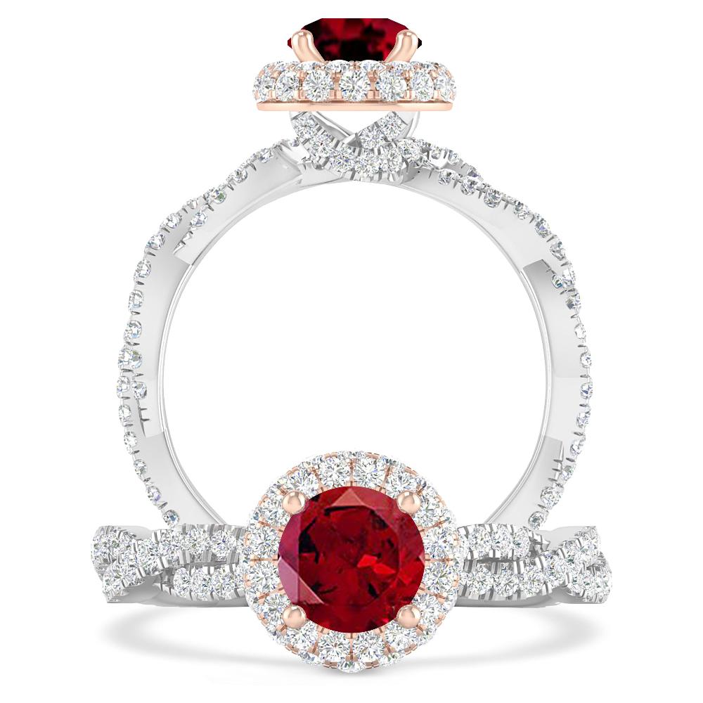 White Gold - Garnet