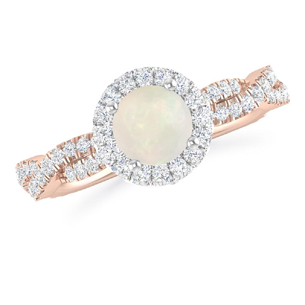 Rose Gold - Opal