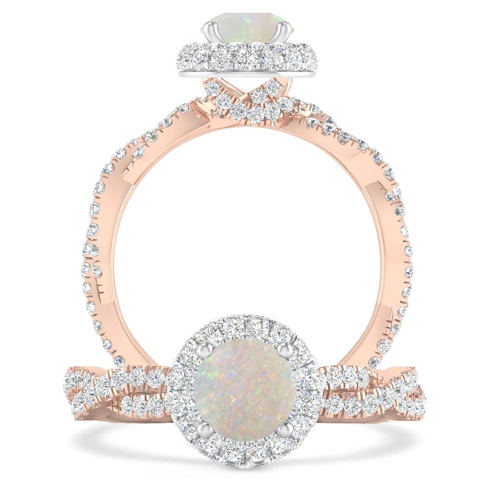 Rose Gold - Opal