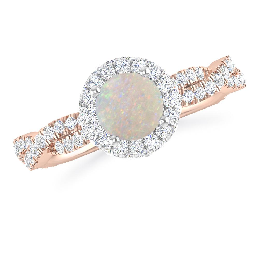 Rose Gold - Opal