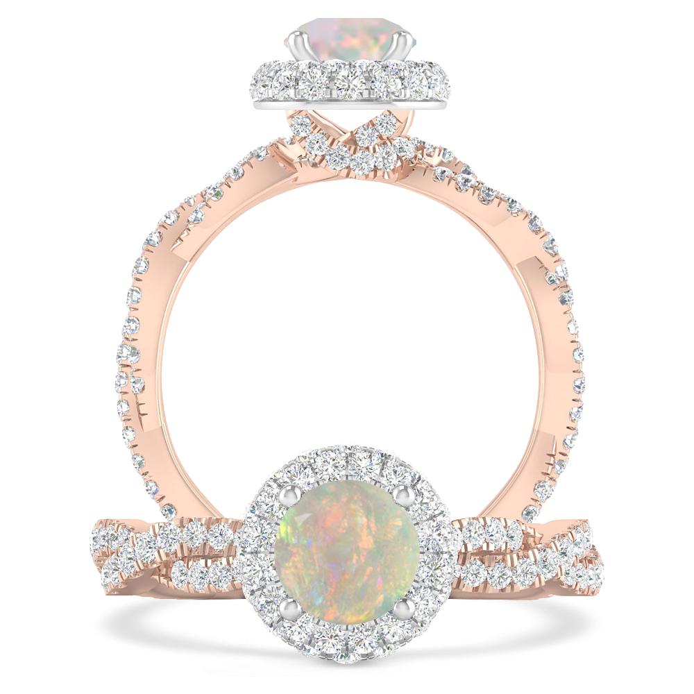 Rose Gold - Opal