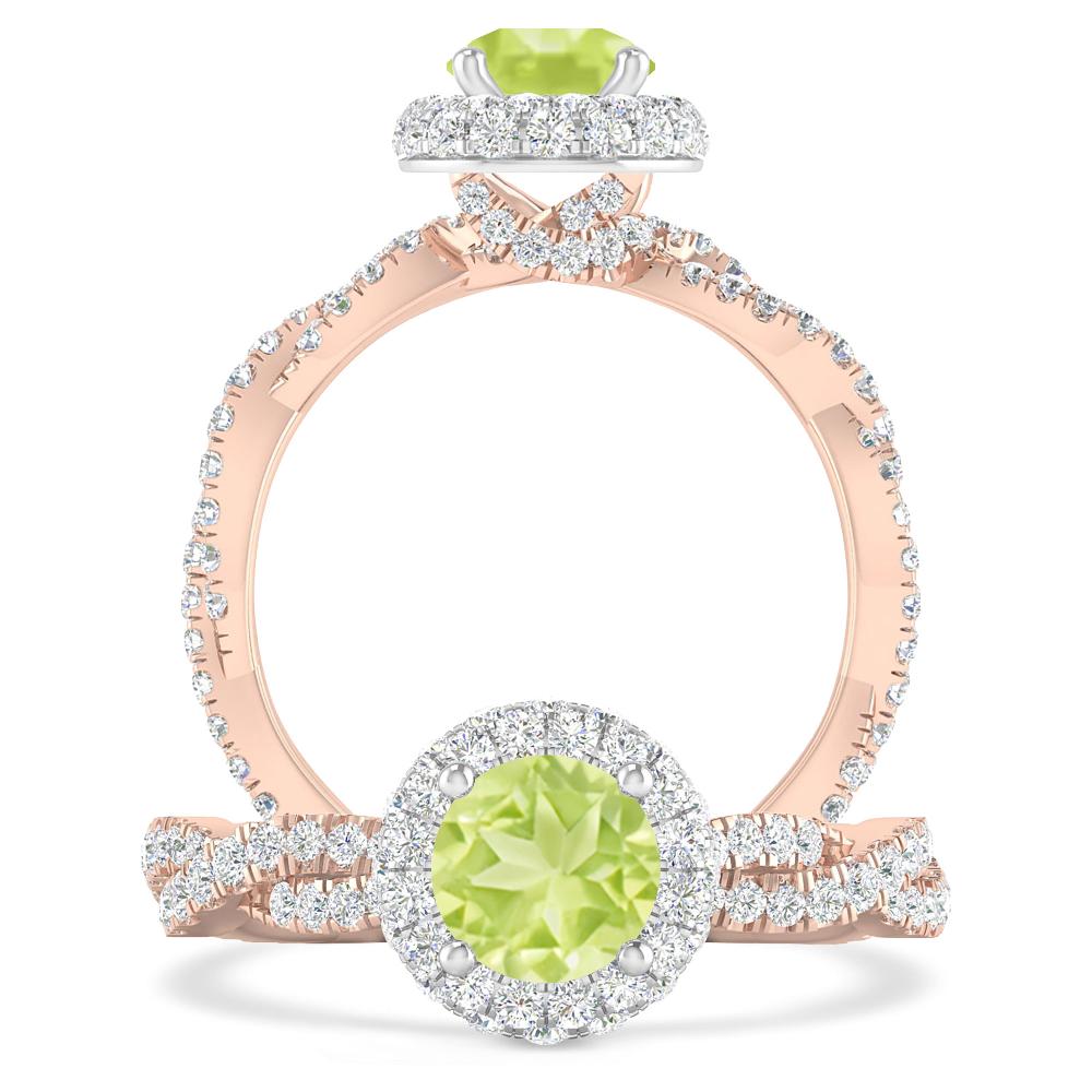 Rose Gold - Peridot