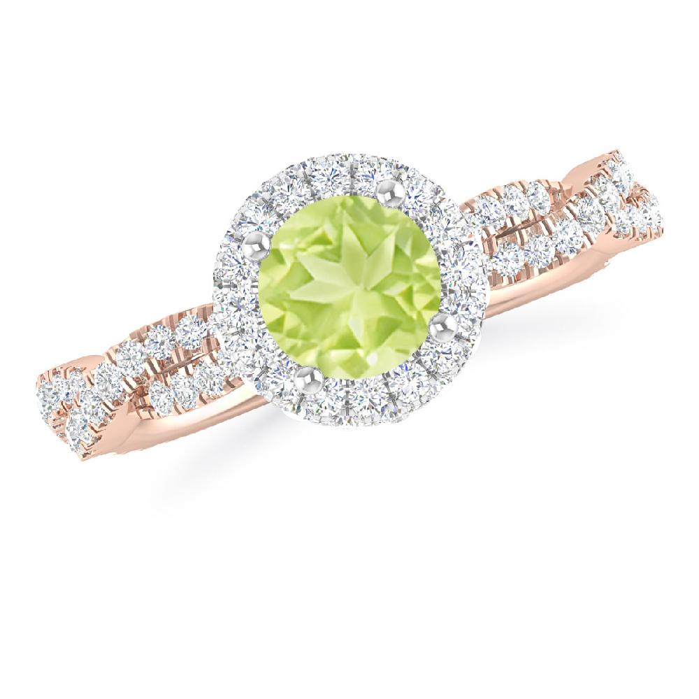 Rose Gold - Peridot