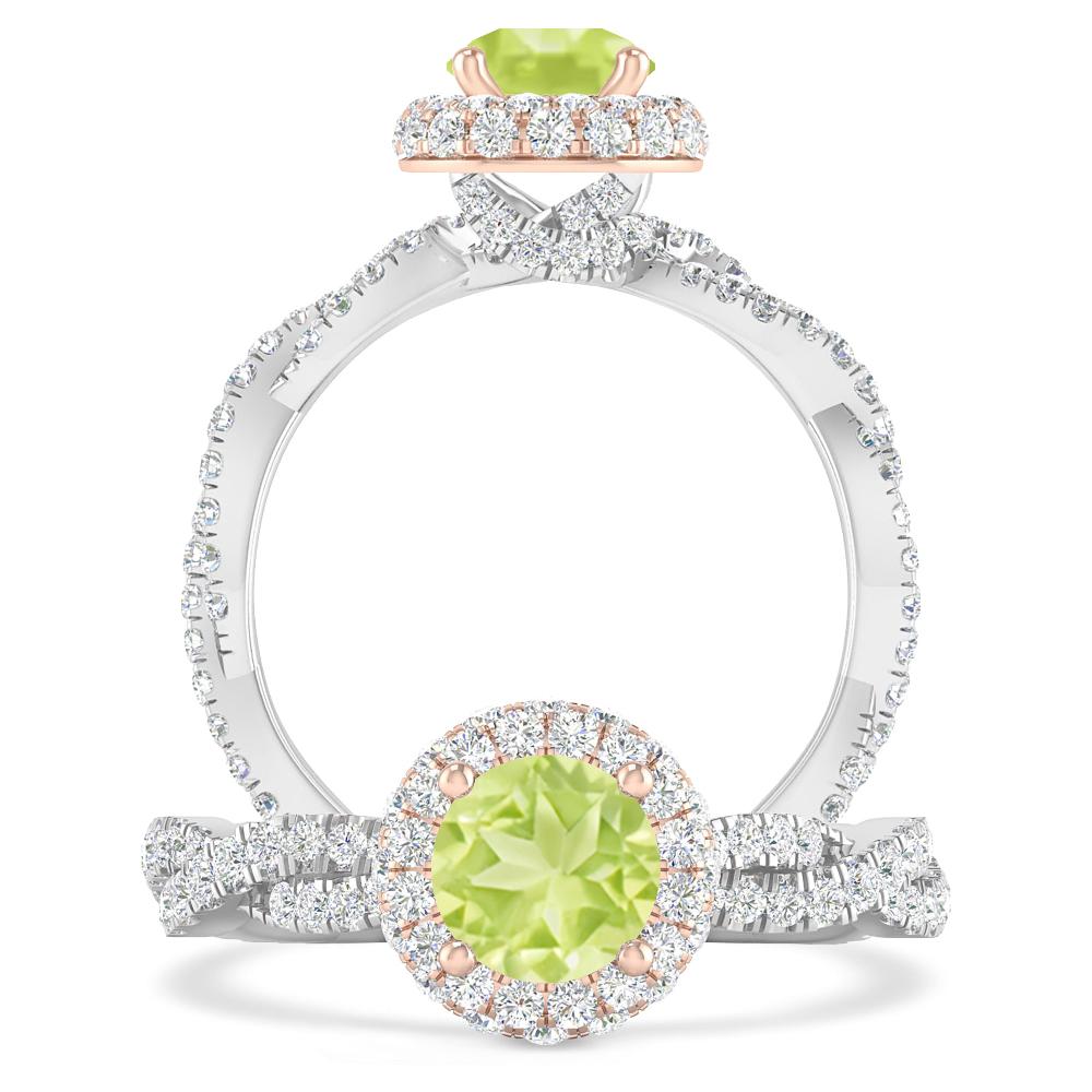 White Gold - Peridot