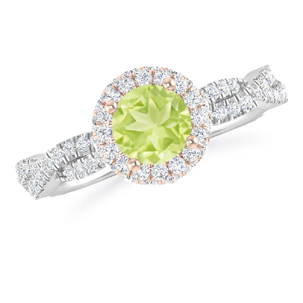 White Gold - Peridot