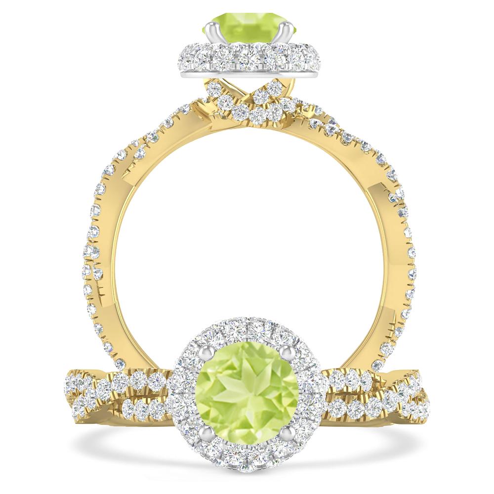 Yellow Gold - Peridot