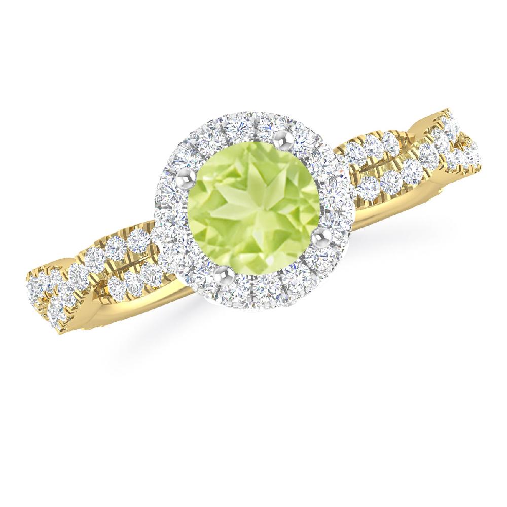 Yellow Gold - Peridot