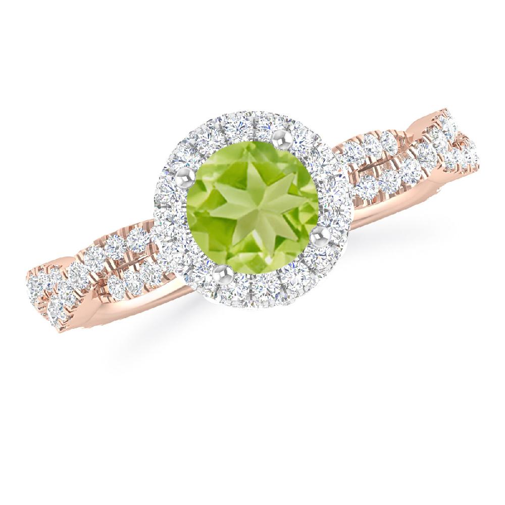 Rose Gold - Peridot