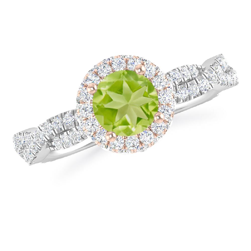 White Gold - Peridot