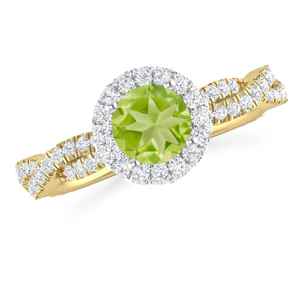 Yellow Gold - Peridot