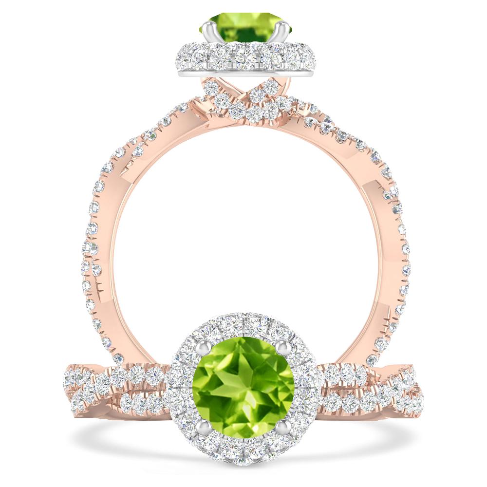 Rose Gold - Peridot