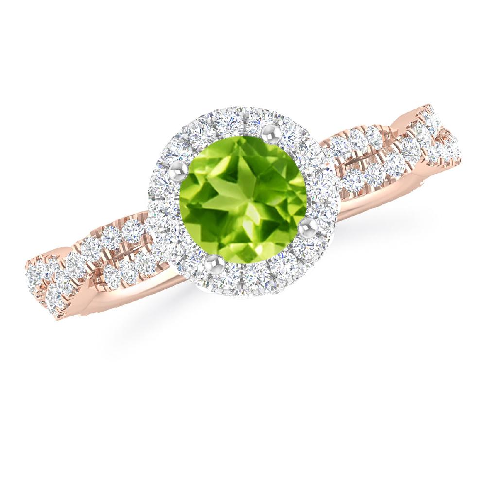 Rose Gold - Peridot